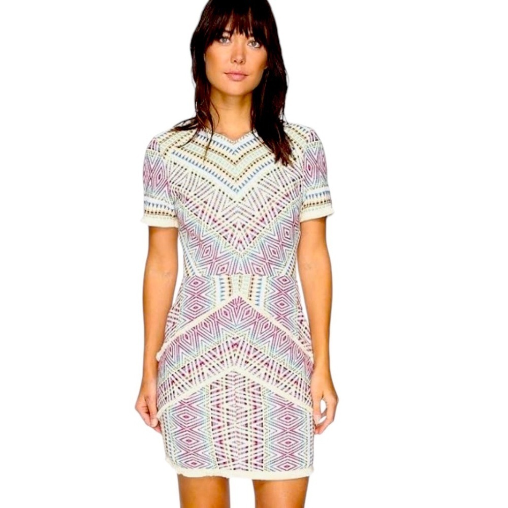 Madelyn Rae Raw Fringed Dress